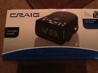 Cr414708 Dual Playe Radio Electronics Clock Cd Nib Fm Craig Alarm Stereo