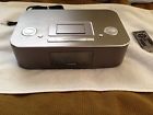 Dc290b Dual Speaker Dock Alarm 37 Philips Aluminum Clock Ipod Iphone Stereo