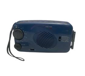 190-dr Dynamo Portable Radio Premium Solar Powered Model Blue - Read