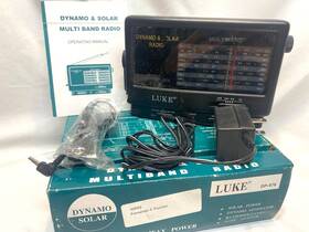 Dp-976 Dynamo Solar Dp-971 Luke Portable Am/fm/sw-14 Powered Radio Hand Crank &battery