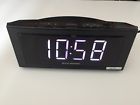 Eaac302w Electrohome Jumbo Led Alarm Clock Radio