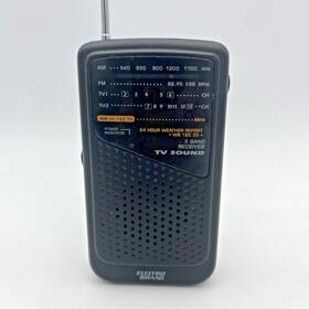 0693 Electro Brand Band 5 Receiver Tv Sound Works Good Antenna Hand Held Radio