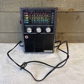 Electro Brand Sb18t Model 5b18t Transistor Solid State Portable Am Fm Radio