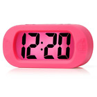 Em-002-pi Plumeet Easy Setting Travel Alarm Clock With Silicone Protective Cover