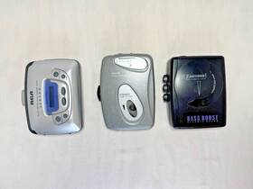 Ac2123cs Emerson Rca Lennoxx Portable Stereo Cassette Player Bass Boost Lot Of 3 Parts