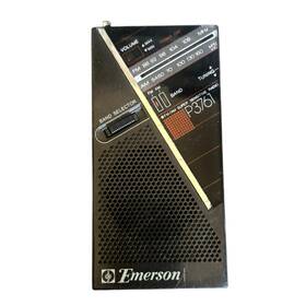 Ph3761 Emerson Vintage P3761 Hand Held Am/fm Radio 9v Battery - Tested Works