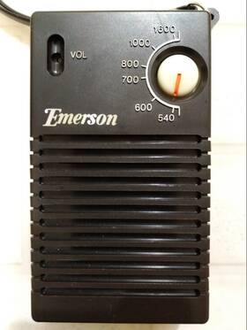 P3400b Emerson Radio Corporation Euc Vintage 1970s Am Transistor Model No