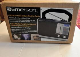 Rp6251b Emerson Factory Sealed Am Fm Instant Weather Portable Radio