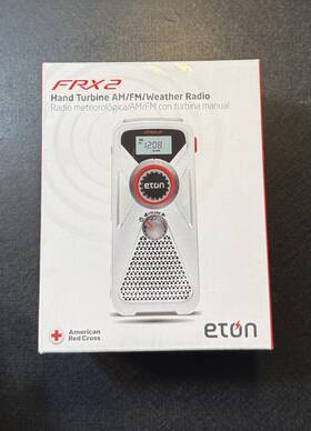 Frx2r Et N American Red Cross Eton Am/fm Noaa Weather Radio Flashlight Solar Crank Charging