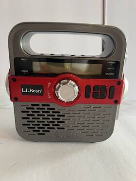 Solarlinkfr370 Et N Ll Bean Eton Radio Red Power Crank Solarlink Fr370 And Grey