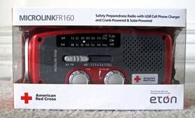 Microlinkfr160 Eton Emergency Solar And Crank Radio With Led Flashlight - Mint