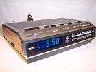 7-4642b Excellent Digital Clock Mint Fm Alarm Blue Electronic Ge Radio Vtg