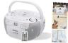 F9245b Cd And Cassette Player Combo Portable Boombox Am Fm Radio