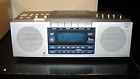 7-4965a Fm Alarm Vtg Cassette Clock Radio Recorder Dual Greenlight Ge Digital