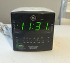 7-4809a Fm Radio Clock Used Alarm Nature Dual Works Sounds Display Lighted Ge