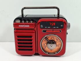 Fospower Md-096 Portable Retro Bluetooth Speaker Emergency Solar Hand Crank Charge Weather Radio