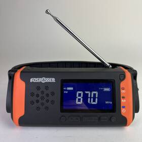 Fospower Medfow02155 Medfpw02155 Emergency Solar Crank Portable Weather Am/fm Radio-orange