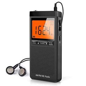 Gr-838p Gagablue Noaa Weather Alert Radio Am Fm Portable Transistor With