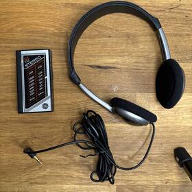 7-1760b General Vintage Mini Radio Electric With Headphones Missing Battery Cover