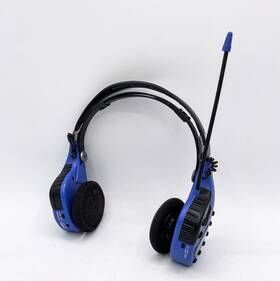 Ahp3700rs Gpx Sport Digital Am Fm Stereo Headphone Radio 10 Presets Dbbs Blue