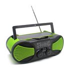 Gr-001g Greadio Emergency Weather Crank Solar Radio With Audio 719034412139