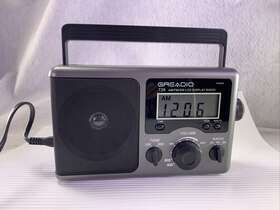 Md-t26 Greadio Am/fm/sw 3 Band Receiver Radio Battery Or Ac Power Tested Read