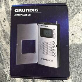 E-tr7 Grundig Etraveller Vii World Receiver Am Fm Sw Portable Radio Tested