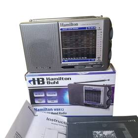 Wbr12 Hamilton Buhl Portable 12 Band World Receiver Radio Am/fm/lw/sw