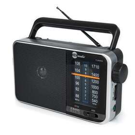 Hdi-2600 Hdi Audio Home Vintage Portable Am/fm Desktop Radio Battery Operated Or Ac
