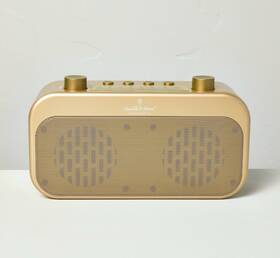Hearth & Hand With Magnolia 91127720 Portable Brass Finish Am/fm Bluetooth Radio - And