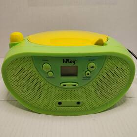 Gc-04 Hplay Radio And Cd Player Lime Green Yellow Tested/ Working