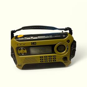 Wx2-710566 Hq Issue Weather Radio Portable Digital Multi-band Solar Powered With Emergency Light