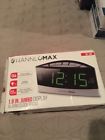Hx-100 Hannlomax Dual Alarm Clock Radio Large Green Led Display