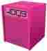 Ibn180p Ihome Rubberized Nfc Bluetooth Dual Alarm Fm Clock Radio With Usb Pink 047532904970