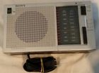 Icf-710w Sony Portable Radio Ac Or Batteries