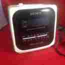 Icf-c122 White Tested Fm Cube Clock Alarm Vintage Dream Machine Sony Radio