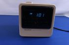 Icf-c12w Sony Am-fm Radio-alarm Clock