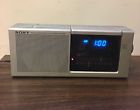 Icf-c20w Dream Machine Sony Vtg Fm Am Digital Clock Radio 1981