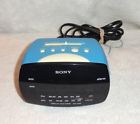 Icfc111blue Sony Blue Dream Machine Electric Alarm Clock Radio Model