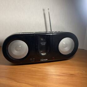 1h31hb Ihome Ih31hb 2go 1h31 Portable Fm Radio Stereo Model Ipod 6 Presets Black