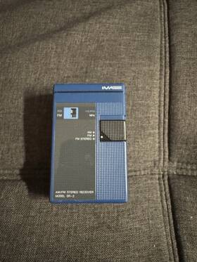 Ima 077283802065 Vintage New-old-stock Am/fm Stereo Radio Receiver Sr-2 Portable Handheld