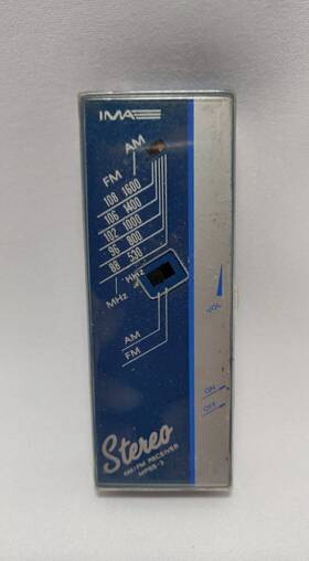 Mpss-3 Ima Portable Stereo Radio Receiver Vintage Used Tested Works