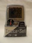 40001 Indoor Set Auto Digital Display Equity Temperature Alarm Clock Lcd