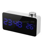 Ine1908730501928ax Digital Led Mirror Alarm Clock Usb Battery Operated Display