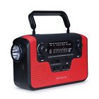 Ironsnow-tfrd-388-red Ironsnow Real Noaa Alert Weather Radio With Alarm Solar Hand