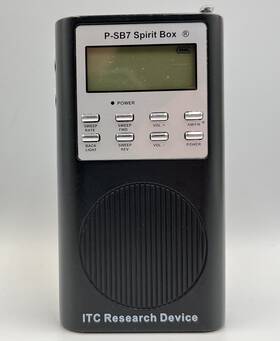 Cp2013587 Itc Research Device P-sb7 Spirit Box Min Am/fm Sweep Radio