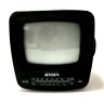 J53-bwr Jensen Vintage Black And White Television Radio Portable