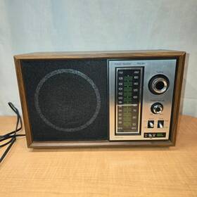 680-5360 Jcpenny Vintage Jc Penny Am/fm/instant Weather Radio Model Works Made In Japan