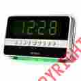 Jcr-275a Jensen Am Fm Dual Alarm Clock Radio W Wave Sensor Silver 0999992454895