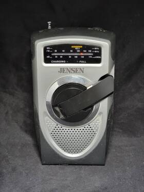 Mr-550 Jensen 077283925016 Self Powered Am/fm Weather Band Radio Portable Handheld Tested